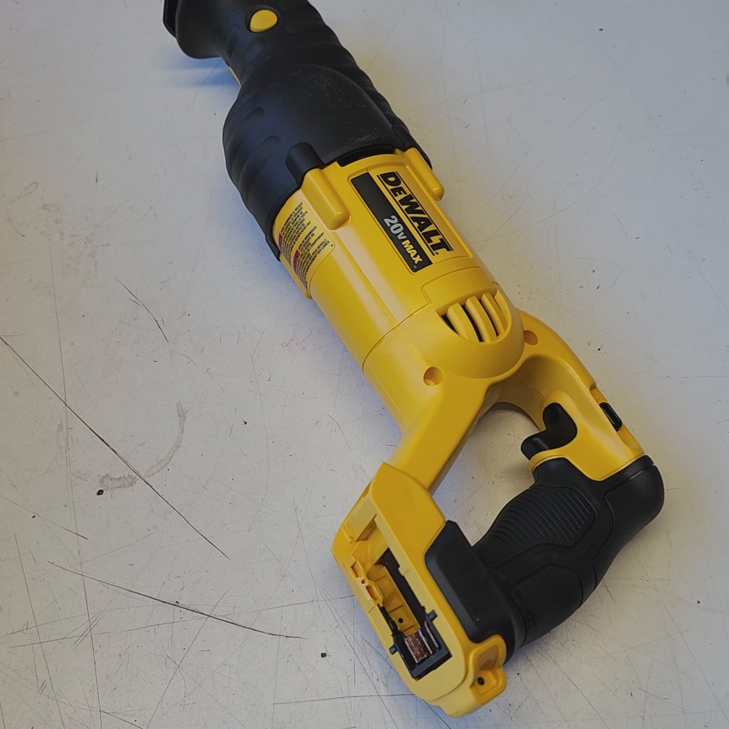 DEWALT DCS380B saw for demolition cutting wood metal and PVC