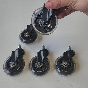 Everbilt 40-001862 caster wheels for office chair quiet rolling 3 inch