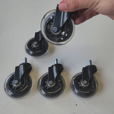 Everbilt 40-001862 caster wheels for office chair quiet rolling 3 inch