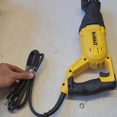 DEWALT DWE305 corded saw for wood metal and PVC cutting jobs