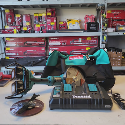 Makita 7 inch brushless angle grinder kit XAG12PT1-R for metal cutting grinding