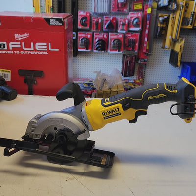 DEWALT DCS571B cordless mini circular saw compact powerful cutting tool