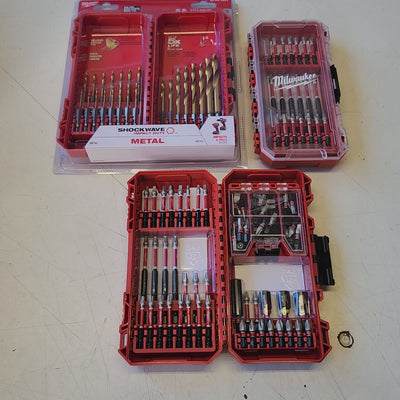 Milwaukee complete bit kit with case