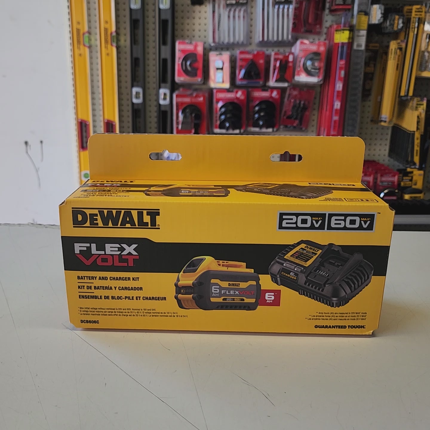 FLEXVOLT DEWALT power kit for cordless tools
