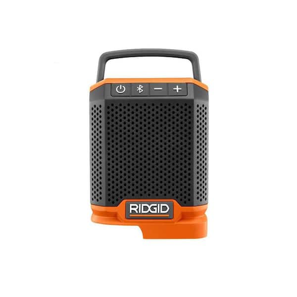RIDGID 18V Cordless Speaker with Bluetooth Wireless Technology (Tool Only)