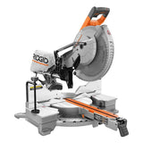 RIDGID 12 in Dual Bevel Sliding Miter Saw 15 Amp