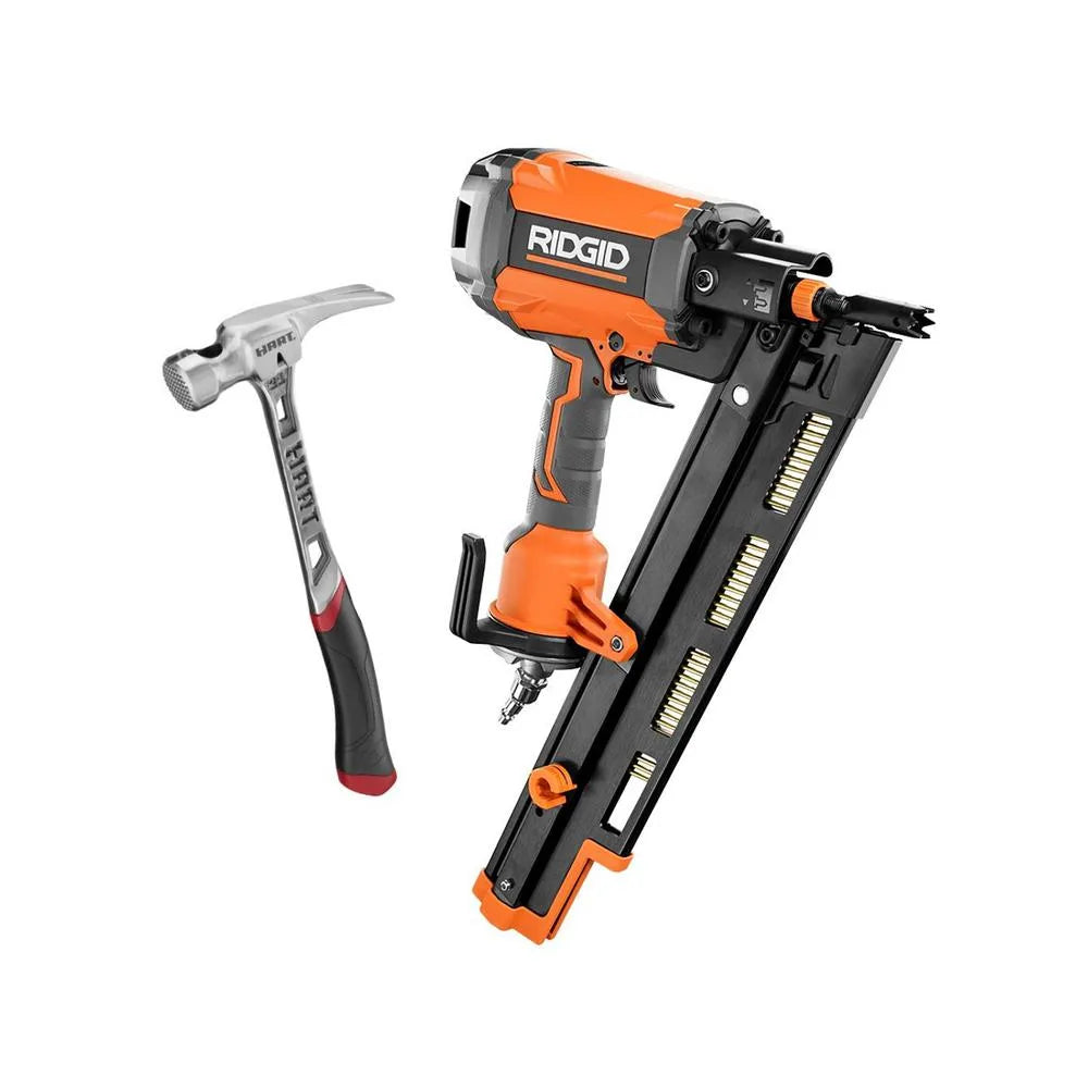 RIDGID R350RHF Pneumatic Framing Nailer 21-Degree 3-1/2 in. Round Head