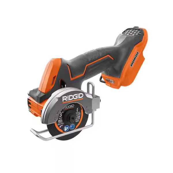 RIDGID 18V SubCompact Brushless 3 in. Multi-Material Saw – Compact Cutting Power (Tool Only, Open Box)