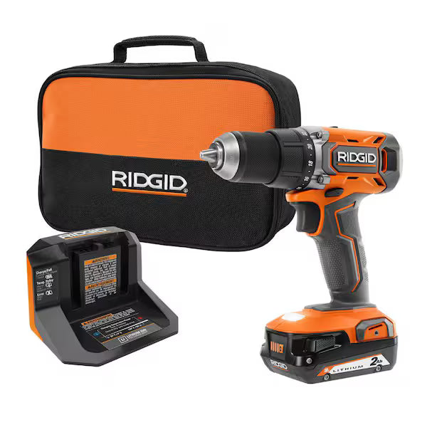 RIDGID 18V Cordless 1/2 in. Drill/Driver Kit with  #condition_open-box