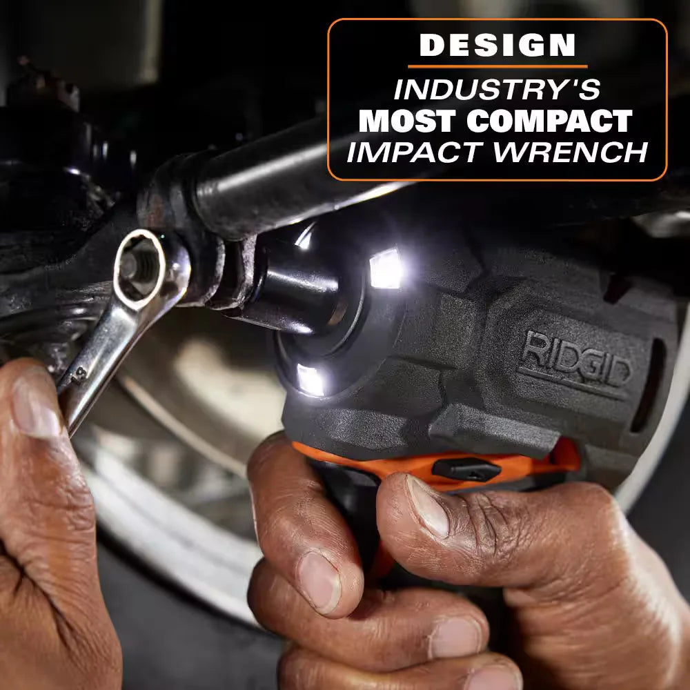 RIDGID R872081 18V SubCompact 1/2 in Impact Wrench  Tool Only