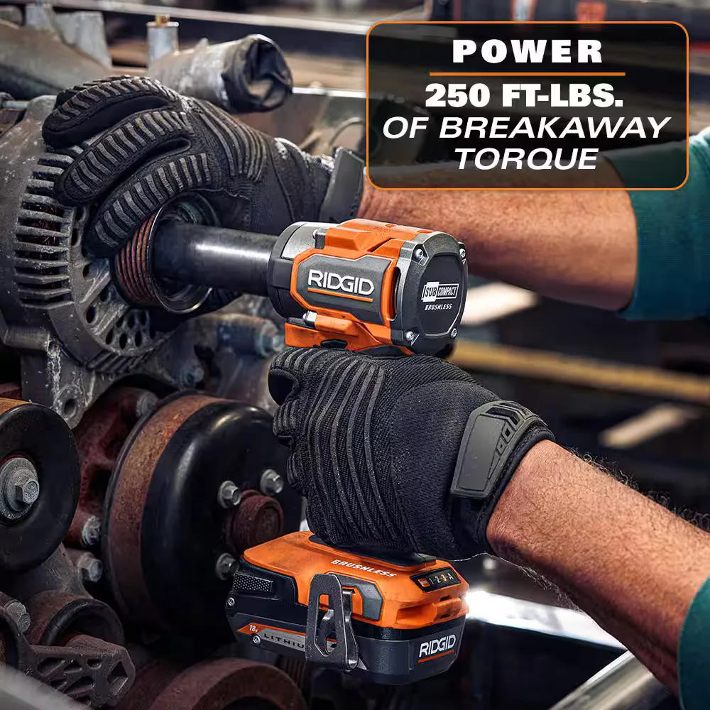 RIDGID R872081 18V SubCompact 1/2 in Impact Wrench  Tool Only