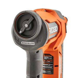 RIDGID 18V cordless narrow crown stapler