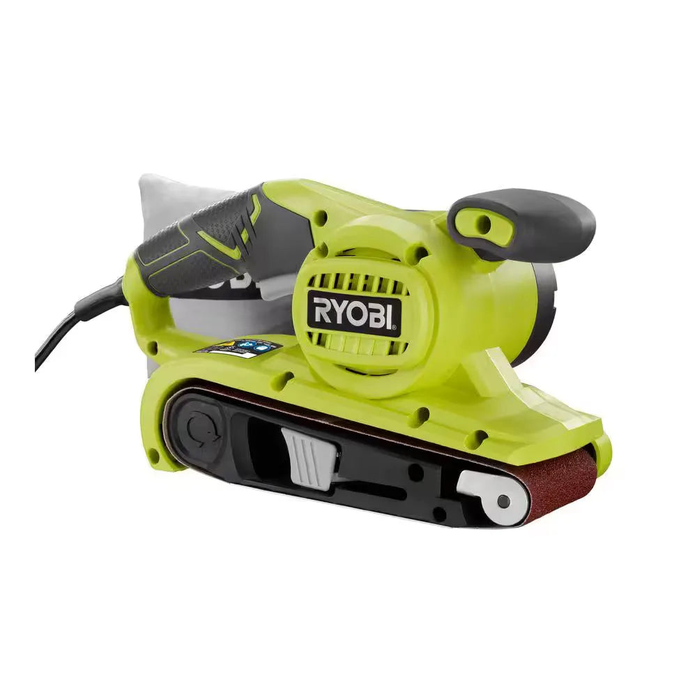 Ryobi BE319 6 Amp Corded 3 in.W x 18 in.L Portable Belt Sander - Heavily Used | #condition_heavily-used