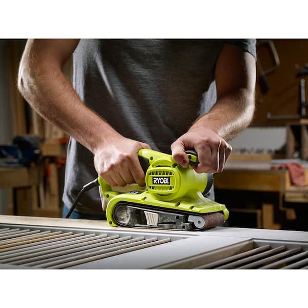 RYOBI BE319 RYOBI BE319 6 Amp Corded 3 in. x 18 in. Portable Belt Sander - Used | #condition_used