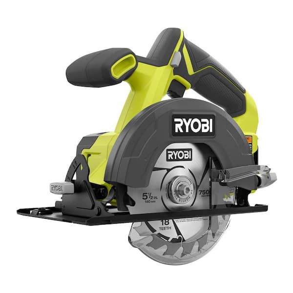 RYOBI ONE+ 18V Cordless 5 1/2 in. Circular Saw Tool Only RYOBI