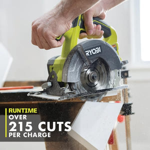 RYOBI ONE+ 18V Cordless 5 1/2 in. Circular Saw Tool Only RYOBI