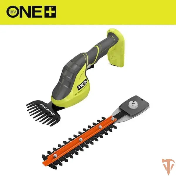 RYOBI ONE+ 18V Cordless Grass Shear and Shrubber Trimmer (Tool Only) – Open Box, Barely Used RYOBI