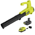 RYOBI ONE+ 18V Cordless Leaf Blower Kit 90 MPH 250 CFM