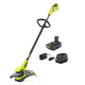 RYOBI ONE+ 18V 13 in. Cordless String Trimmer with 2.0 Ah Battery and Charger