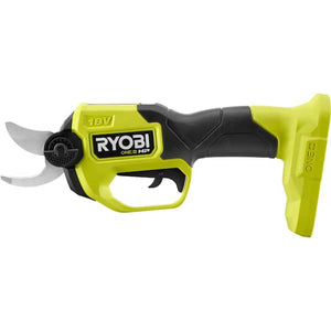compact Ryobi cordless pruner for landscaping tasks