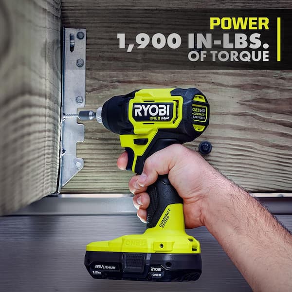RYOBI 18V ONE+ HP brushless impact driver 1/4 inch hex tool only