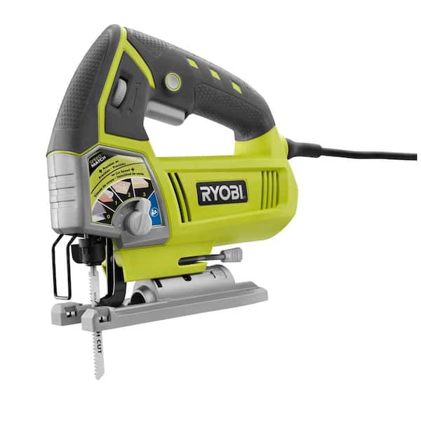 RYOBI 4.8 Amp Corded Variable Speed Orbital Jig Saw – Open Box | SKU 1000643583