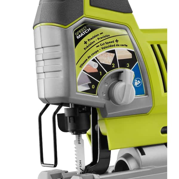 RYOBI 4.8 Amp Corded Variable Speed Orbital Jig Saw – Open Box | SKU 1000643583