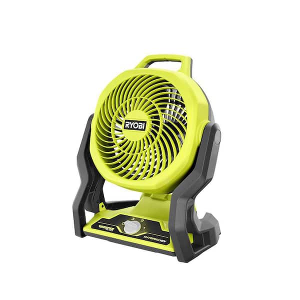 RYOBI ONE+ 18V Cordless Hybrid WHISPER SERIES 7-1/2 in. Fan (Tool Only) – Open Box, Barely Used