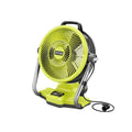 RYOBI ONE+ 18V Cordless Hybrid WHISPER SERIES 12 in. Misting Air Cannon Fan