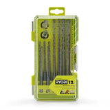 RYOBI Masonry Drill Bit Set (12-Piece)