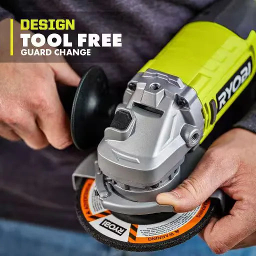 RYOBI PCL445B ONE+ 18V 4-1/2 in. Angle Grinder Tool Only