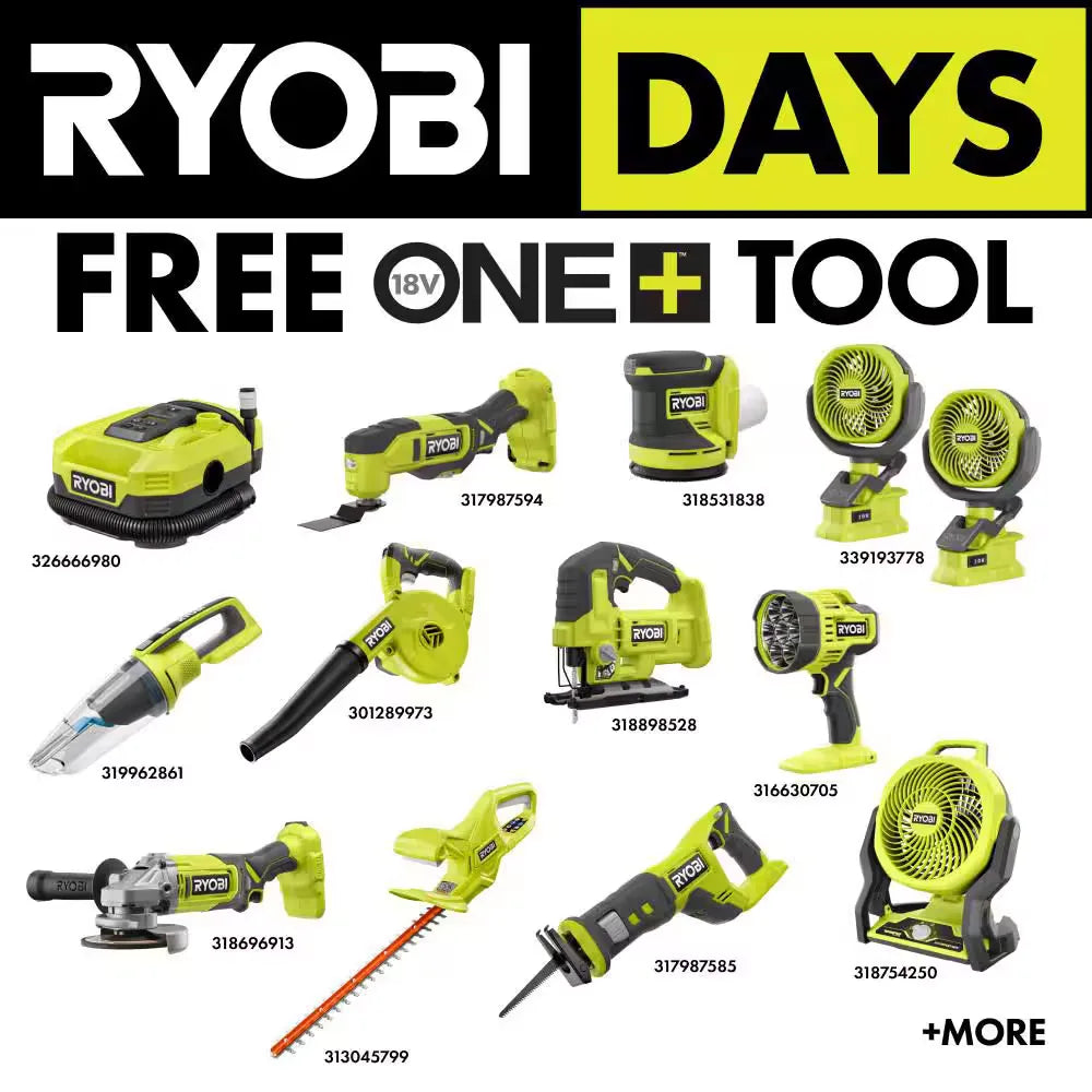 Ryobi PSK1212SB 18V ONE+ Starter Kit + 4.0Ah & 2.0Ah + Charger