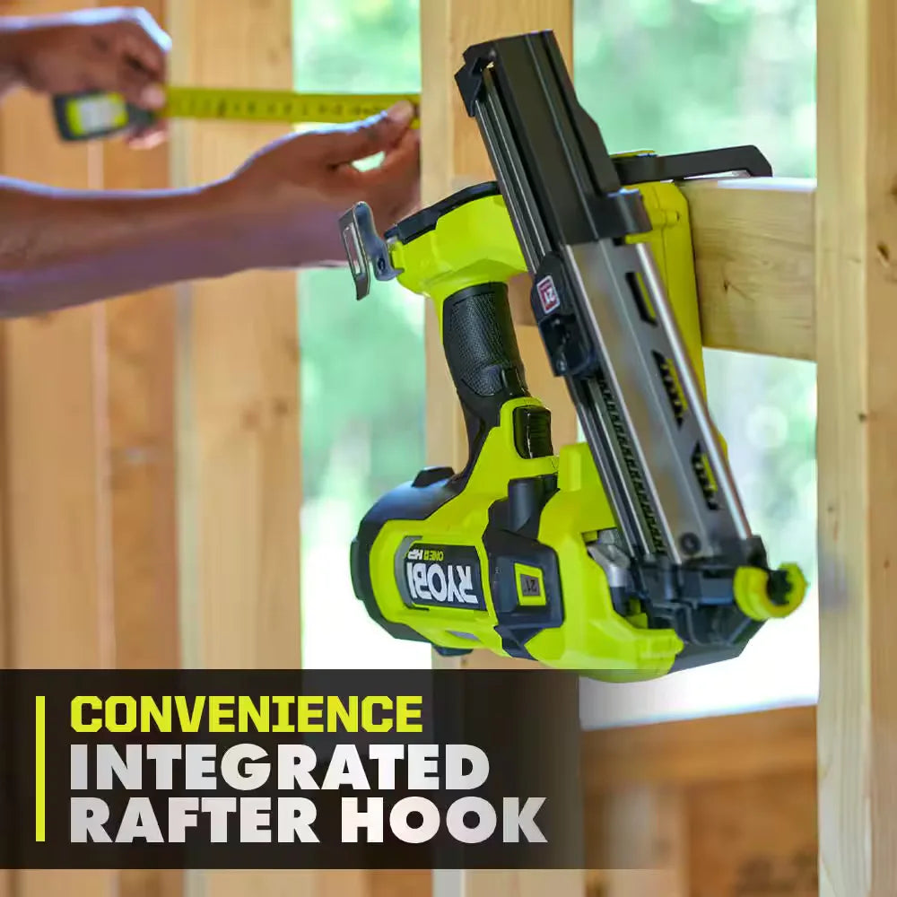 ONE+ HP PBL345B 18V Brushless Cordless AirStrike 21° Framing Nailer  Tool Only