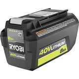 RYOBI 40V Lithium-Ion 8.0 Ah High Capacity Battery