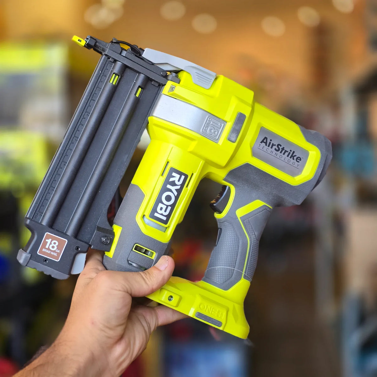 RYOBI P321 ONE+ 18V 18-Gauge Cordless AirStrike Brad Nailer (Tool Only) - Open Box (OB2) | #condition_open-box-ob2