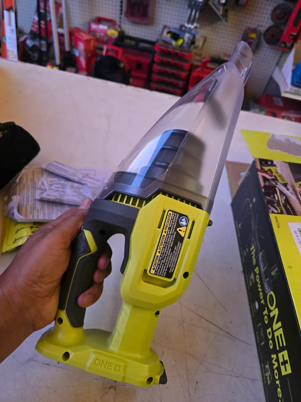 RYOBI PCL705B ONE+ 18V Cordless Multi-Surface Handheld Vacuum (Tool Only) - Open Box | #condition_open-box