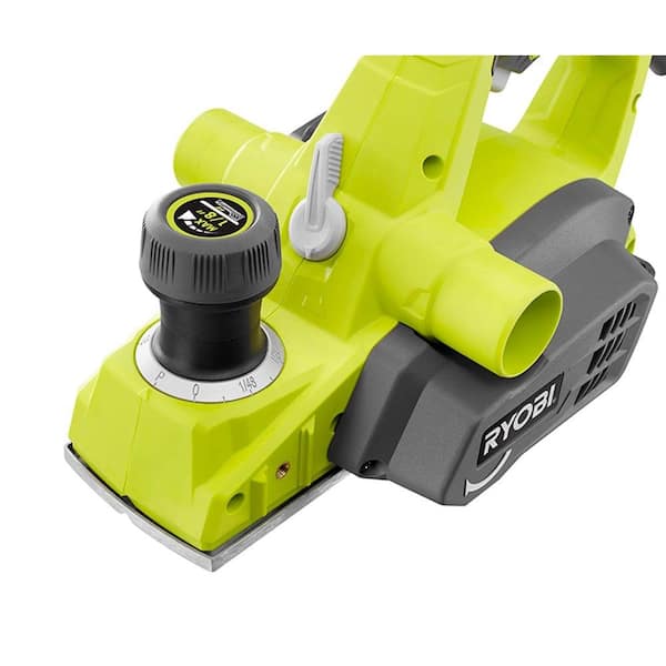 RYOBI 6 amp electric hand planer 3-1/4 inch woodworking tool with dust bag