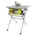 RYOBI 15 Amp 10 in. Compact Portable Corded Jobsite Table Saw with Folding Stand