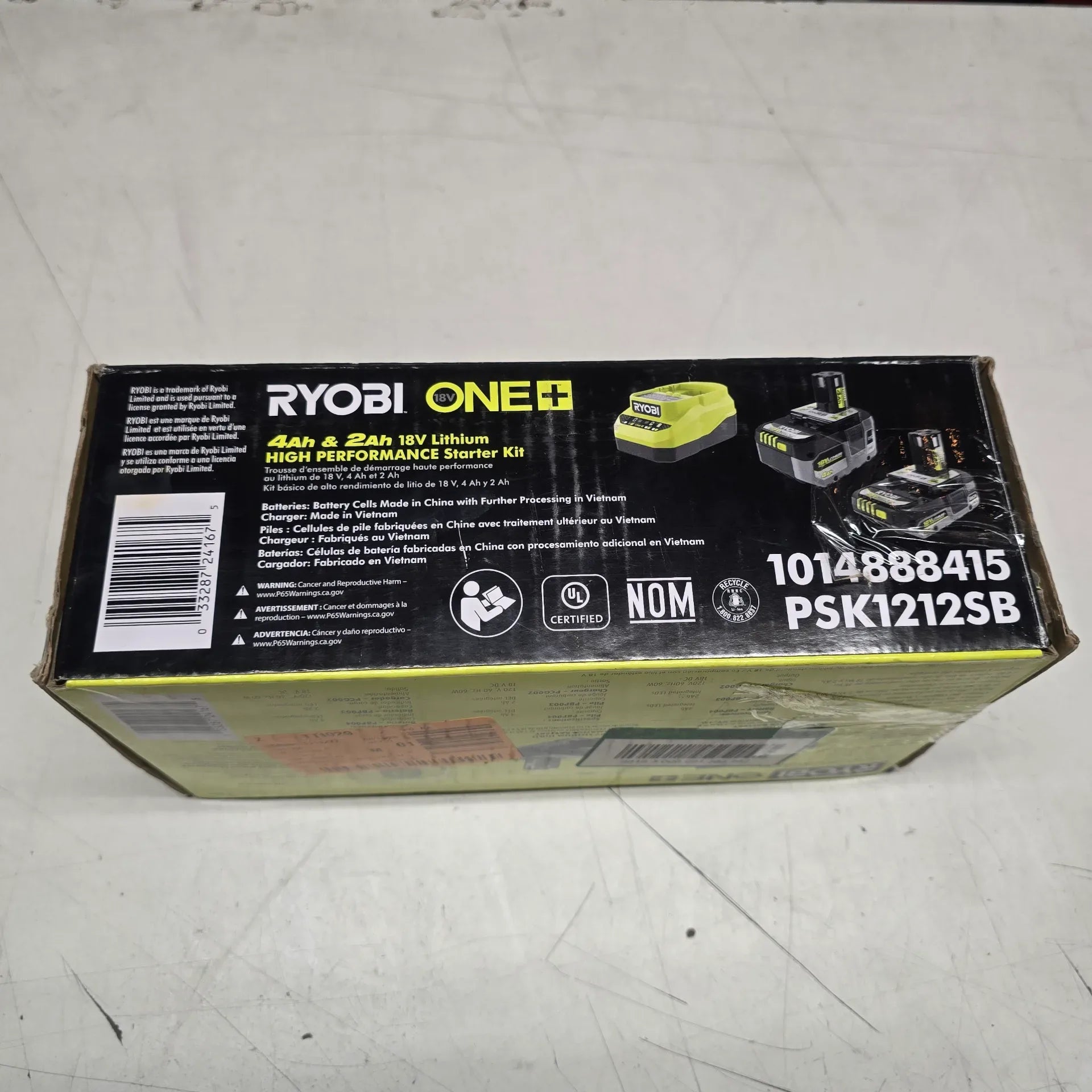 Ryobi PSK1212SB Ryobi PSK1212SB 18V ONE+ Starter Kit + 4.0Ah & 2.0Ah + Charger - Open Box | #condition_open-box