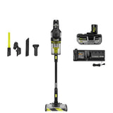 RYOBI ONE+ HP 18V Cordless Pet Stick Vacuum Cleaner Kit with 4.0 Ah High Performance Battery &amp; Charger