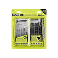 Juego de brocas de torsión con vástago hexagonal de óxido negro RYOBI A972502