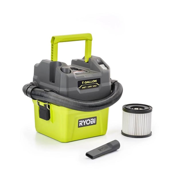 RYOBI ONE+ 18V Cordless 1 Gal. Wet/Dry Vacuum – Tool Only – Open Box