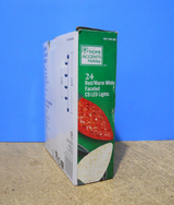 Home Accents Holiday 24-Count Red/Warm White C9 Faceted LED Lights
