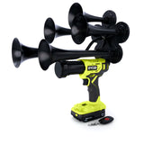 Train Horn for Ryobi Batteries – Penta (5-Trumpet Model) HONKUP