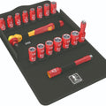 Wera 8100 SB VDE Insulated Socket Wrench Set 3/8" Drive 17 Pieces 05004970001