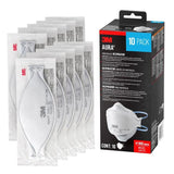 3M 9205+ Aura N95 Foldable Disposable Respirator 10-Pack Open Box