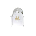 Gibraltar Ambrose White Post Mount Mailbox