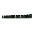 Wright Tool 6 Point Standard Impact Socket Set 13 Piece 1/2" Drive SAE 415